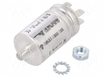 Capacitor: polypropylene | motors, run | 3uF | 470V | &Oslash;30x48mm | &plusmn;5%