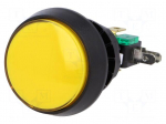 Switch: push-button | Pos: 2 | SPDT | 10A/250VAC | ON-(ON) | Illumin: LED