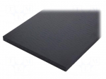 Sheet | Dim: 300x500mm | Thk: 20mm | black | 0.15m2
