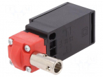 Safety switch: hinged | FR | NC + NO | IP67 | -25&divide;80&deg;C | black,red