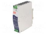 Power supply: switching | for DIN rail | 60W | 12VDC | 5A | 180&divide;550VAC