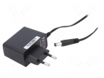 Power supply: switching | mains,plug-in | 12VDC | 1.33A | 15W | 84.5%