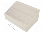 Enclosure: desktop | X: 220mm | Y: 156mm | Z: 100mm | ABS | grey