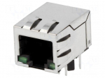 Connector: RJ45 | socket | PIN: 8 | Cat: 5 | shielded,with LED | 8p8c
