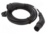 EMobility: cable | 1x0.5mm2,5x2.5mm2 | 480VAC | 11kW | IP44 | 10m | 20A