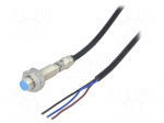 Sensor: inductive | OUT: PNP / NC | 0&divide;2mm | 10&divide;30VDC | M8 | 2m | IP67