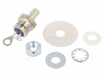 Thyristor: stud | 300V | Ifmax: 25A | 16A | Igt: 40mA | TO48 | screw | 3us