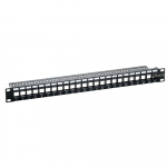 KEYSTONE panelis 1U-19" 24 porti MELNS
