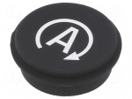 Button | round | &Oslash;21mm | black | 09