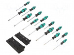 Screwdriver: universal-set | Phillips,Pozidriv&reg;,slot,Torx&reg;
