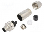 Connector: M12 | plug | PIN: 5 | male | straight | IP67 | screw terminal