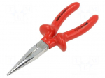 Pliers | insulated,half-rounded nose | 170mm | 508/1VDEDP