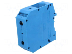 Splice terminal: rail | UKH | 232A | 1kV | for DIN rail mounting | blue