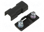 Fuse holder | 200A | on panel | Leads: solder lugs M5 | UL94V-0 | 32V