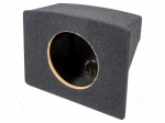 Car loudspeaker enclosure | MDF | black melange | 250mm | Lexus | 16l