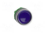 Switch: push-button | 22mm | Stabl.pos: 1 | blue | ZBVB,ZBVG,ZBVJ,ZBVM