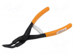 Pliers | for circlip | external | 19&divide;60mm | Pliers len: 175mm | angular
