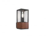 Trio-Lighting OUTDOOR Garonne E27 wood/anthracite sienas lampa