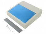 Enclosure: desktop | X: 228mm | Y: 216mm | Z: 76mm | ABS | grey