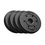 Spordiks ja aktiivseks puhkuseks // Spordikaubad ja varustus // Obciążenie bitumiczne zestaw 4x1.25kg, otw&oacute;r 31mm, REBEL ACTIVE