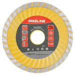 T&ouml;&ouml;riistad ja m&otilde;&otilde;teseadmed // Lisaseadmed lihvijatele, puuridele ja kruvikeerajatele // Tarcza diam. super turbo (mat.bud) 115*2.2*7.2*22.2 proline