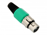 &Uuml;hendused // Different Audio, Video, Data connection plug and sockets // 1429# Gniazdo mikrofonowe xlr 3p na kabel