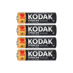 Patareid, akud, toiteplokid ja adapterid // AA, AAA ja muud suurused patareid, laadijad &ndash; saadaval tellimiseks // Baterie Kodak XTRALIFE Alkaline AA LR6, 4 szt. folia
