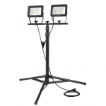 LED valgustus // LED tulvvalgustid // Reflektor podw&oacute;jny 2x50W SMD LED 8500lm 230V na statywie 1.8m