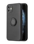 Back panel cover iLike Samsung GALAXY A13 4G VENNUS SILICONE RING Black