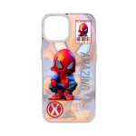 Back panel cover iLike Apple iPhone 15 PC Silicone Case Spider Boy