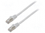 Patch cord | F/UTP | Cat: 5e | RJ45 plug,both sides | stranded | CCA