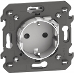 German standard electric socket with integrated type C USB charger