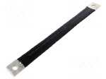Braids | IKT | insulated earthing tape | W: 30mm | 50mm2 | &Oslash;1: 11mm | 250A