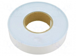 Tape: heat transfer | W: 38.1mm | L: 50m | Thk: 0.25mm | 0.6W/mK | white
