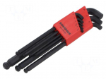 Wrench: hex key-set | short | 9pcs.