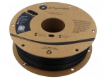 Filament: PLA | 1.75mm | black | 190&divide;230&deg;C | 1kg | Table temp: 45&deg;C