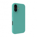 Back panel cover Evelatus Apple iPhone 16 Premium Magsafe Soft Touch Silicone Case Teal