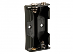 BATTERY HOLDER FOR 2 x AA-CELL (WITH SNAP TERMINALS)