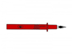 SAFETY DUAL FUNCTION TEST PROBE 4mm / RED (PR&Uuml;F 2700)