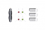 Vacuum cleaner accessory Ecovacs  Service Kit D-KT01-0022 1x Main Brush, 2x Side Brushes (White), 3x High Efficiency Filters, Suitable for DEEBOT T10 Family