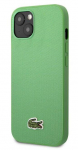 Back panel cover Lacoste Apple iPhone 14 Iconic Petit Pique Logo Green