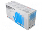 Protective gloves | Size: L | blue | nitryl | 100pcs.