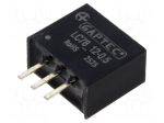 Converter: DC/DC | Uin: 15&divide;28VDC | Uout: 12VDC | Iout: 500mA | SIP3 | THT