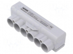 Splice terminal: distribution block | SLT50 | 1kV | PIN: 6 | ways: 1