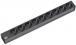 Bachmann 9x Schuko, 2m power extension 9 AC outlet(s) Black