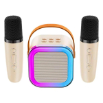 TV, SAT, HDMI, DVI kaablid ja tarvikud // Koaksiaalkaablite pistikud, tarvikud ja t&ouml;&ouml;riistad // ZS55 Zestaw karaoke bluetooth głośnik +  2x mikrofon biały