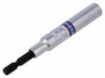 Socket: 6-angles | socket spanner | 8mm | E6,3mm | 1/4" | long