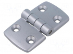 Hinge | Width: 45mm | aluminium | H: 45mm