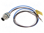 Connector: M12 | socket | PIN: 4 | male | Micro-Change | 250V | straight