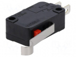 Microswitch SNAP ACTION | with lever with roller simulation